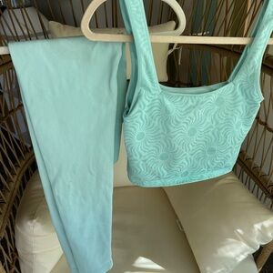 SpiritualGangster sports bra and ribbed leggings M/L